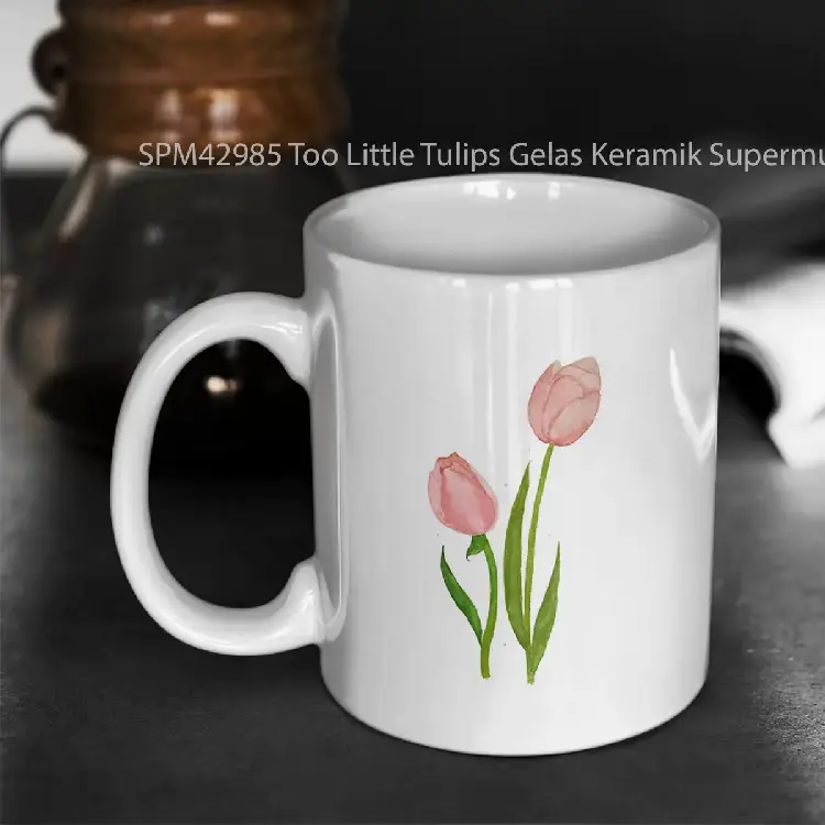 SPM42985 Too Little Tulips Gelas Keramik Supermug
