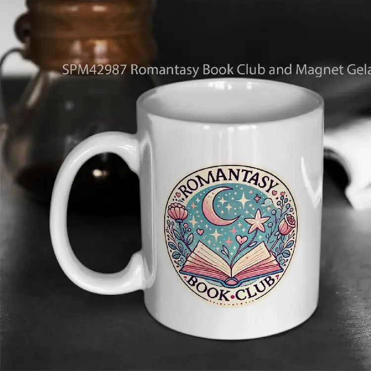 SPM42987 Romantasy Book Club and Magnet Gelas Keramik Supermug