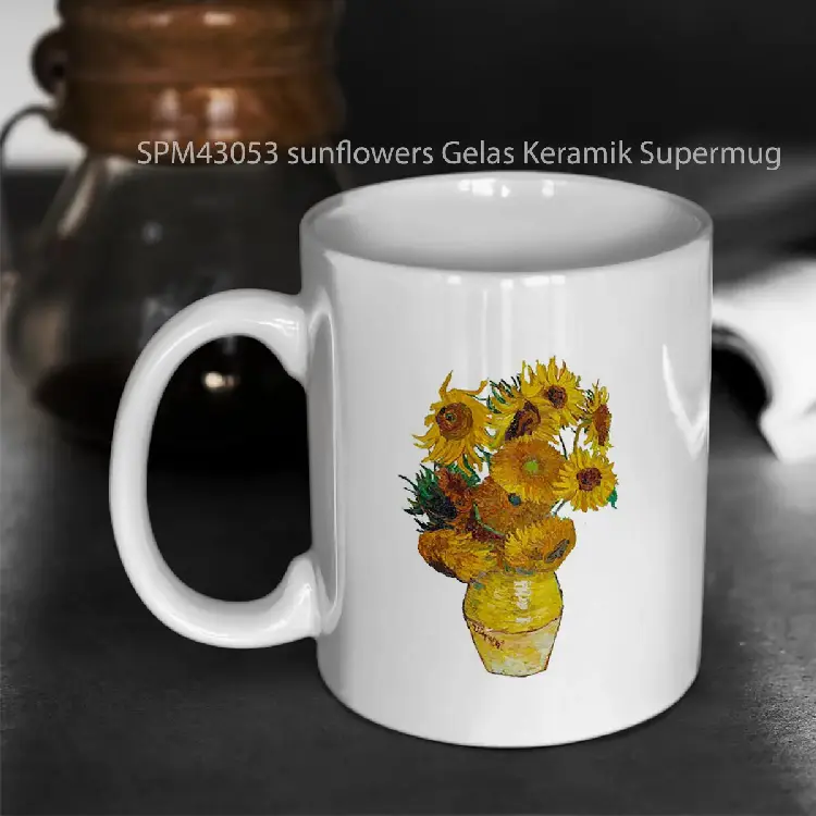 SPM43053 sunflowers Gelas Keramik Supermug