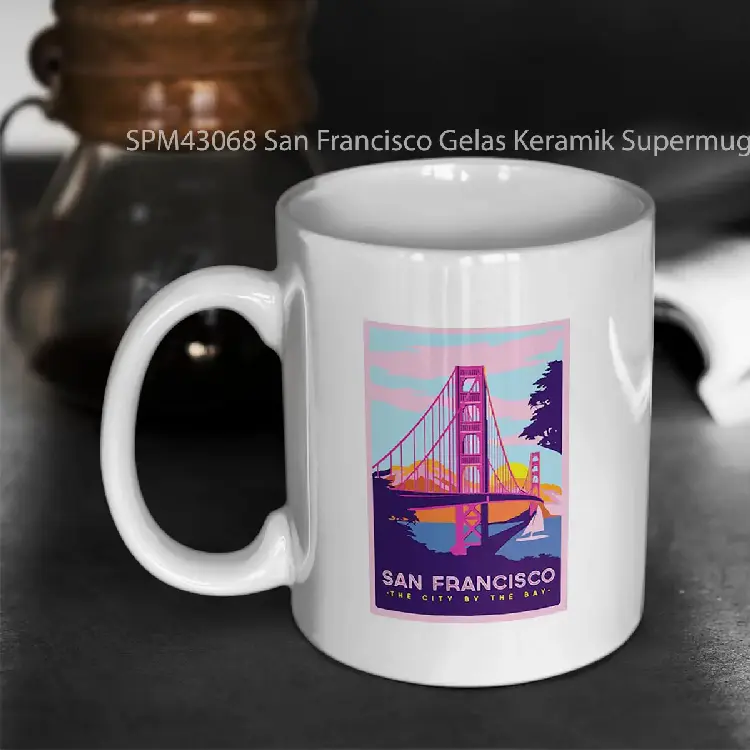 SPM43068 San Francisco Gelas Keramik Supermug