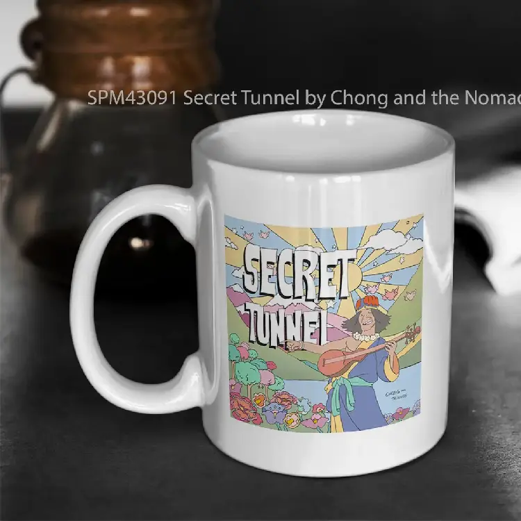 SPM43091 Secret Tunnel by Chong and the Nomads Album Cover Gelas Keramik Supermug