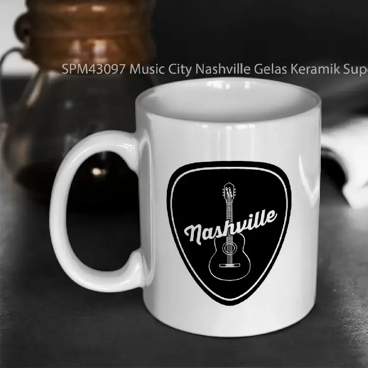SPM43097 Music City Nashville Gelas Keramik Supermug