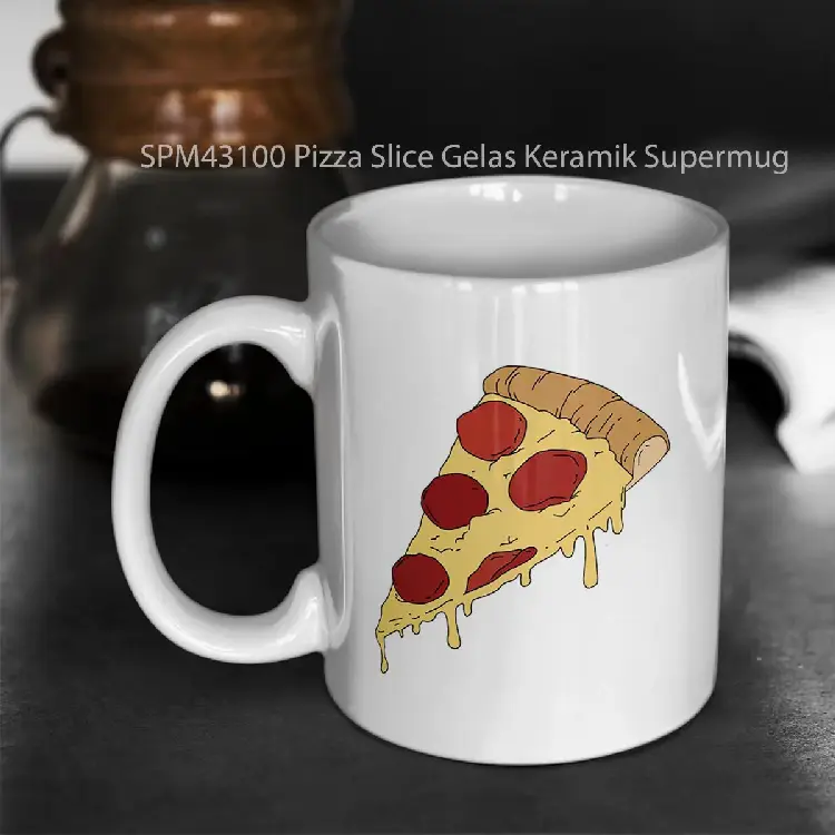 SPM43100 Pizza Slice Gelas Keramik Supermug