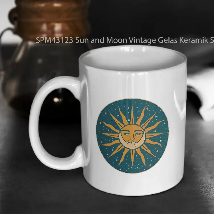 SPM43123 Sun and Moon Vintage Gelas Keramik Supermug