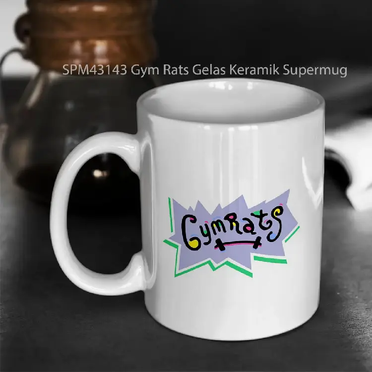 SPM43143 Gym Rats Gelas Keramik Supermug