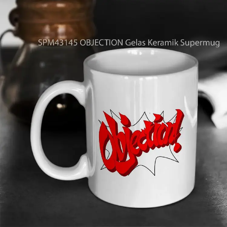 SPM43145 OBJECTION Gelas Keramik Supermug
