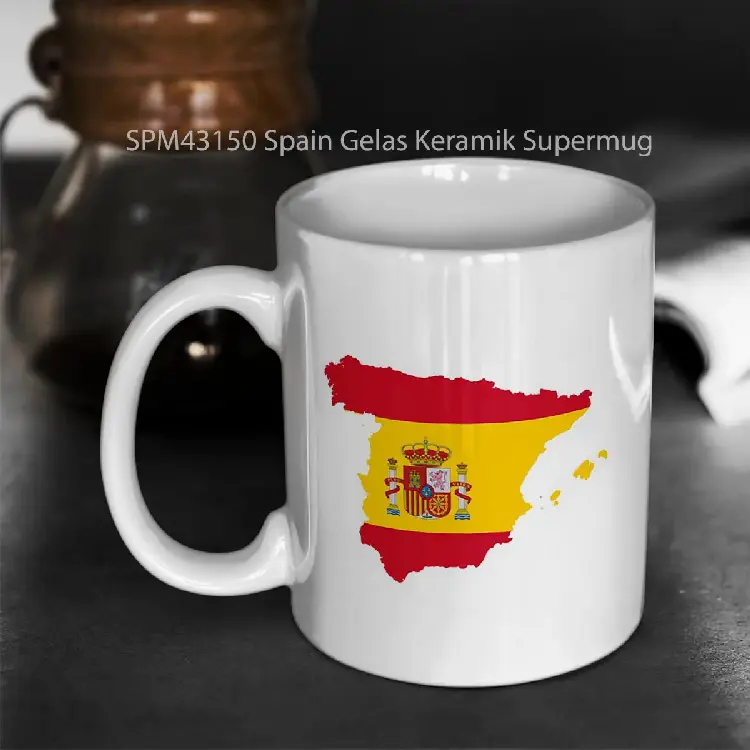 SPM43150 Spain Gelas Keramik Supermug