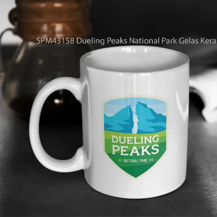SPM43158 Dueling Peaks National Park Gelas Keramik Supermug