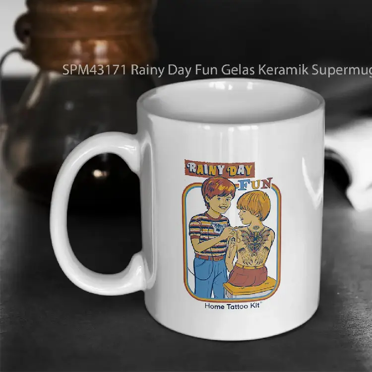 SPM43171 Rainy Day Fun Gelas Keramik Supermug