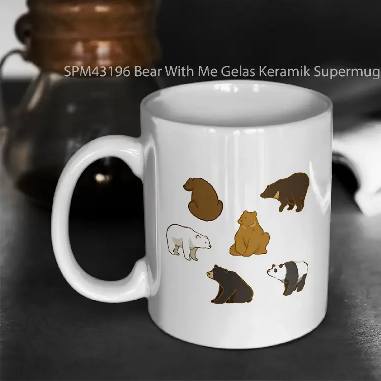 SPM43196 Bear With Me Gelas Keramik Supermug