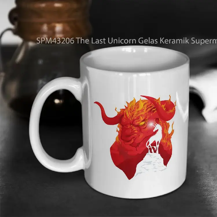 SPM43206 The Last Unicorn Gelas Keramik Supermug
