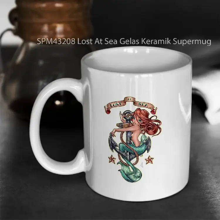 SPM43208 Lost At Sea Gelas Keramik Supermug