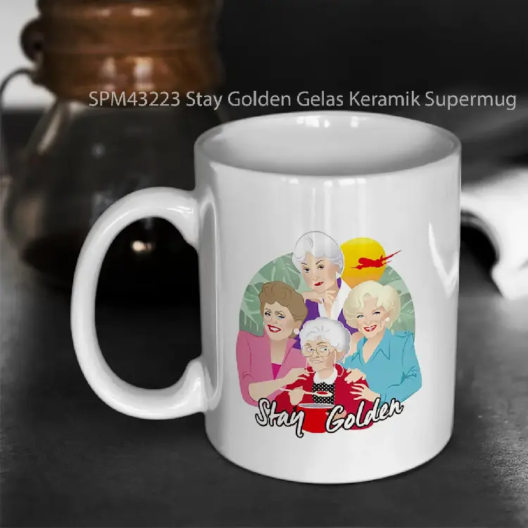 SPM43223 Stay Golden Gelas Keramik Supermug