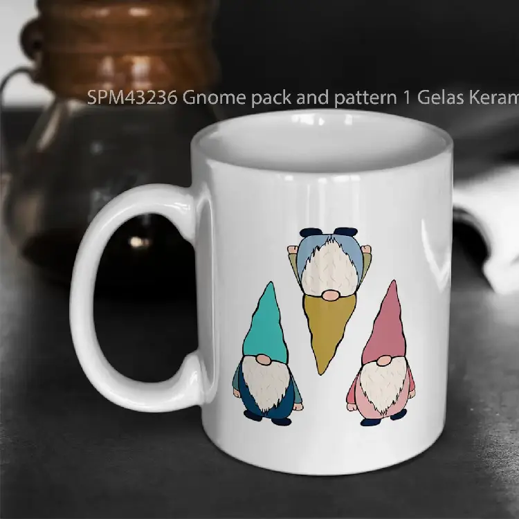 SPM43236 Gnome pack and pattern 1 Gelas Keramik Supermug