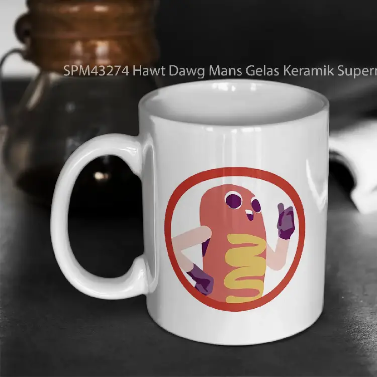 SPM43274 Hawt Dawg Mans Gelas Keramik Supermug