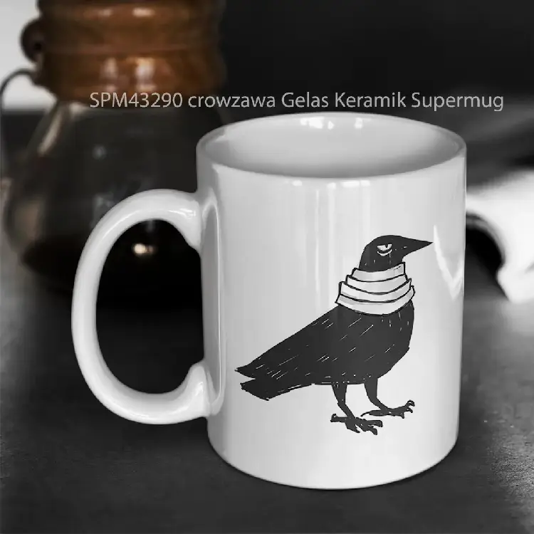 SPM43290 crowzawa Gelas Keramik Supermug