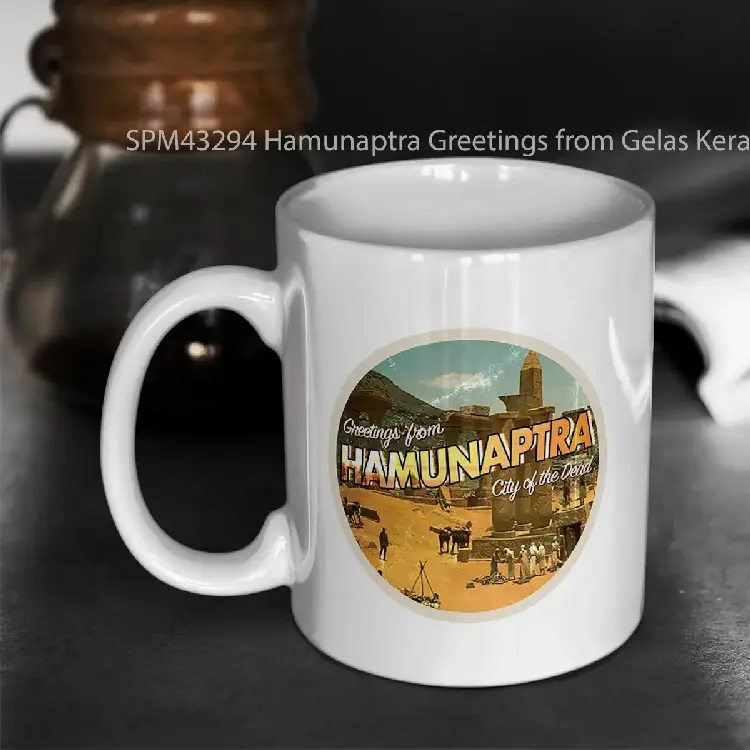 SPM43294 Hamunaptra Greetings from Gelas Keramik Supermug