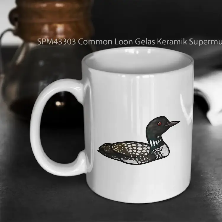 SPM43303 Common Loon Gelas Keramik Supermug