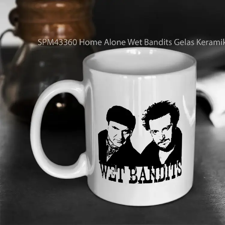 SPM43360 Home Alone Wet Bandits Gelas Keramik Supermug
