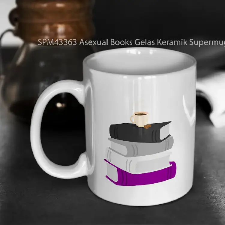 SPM43363 Asexual Books Gelas Keramik Supermug