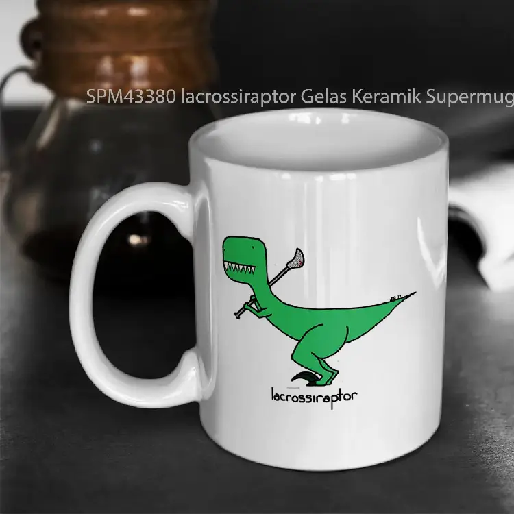 SPM43380 lacrossiraptor Gelas Keramik Supermug