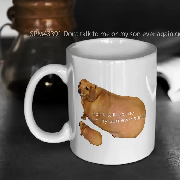 SPM43391 Dont talk to me or my son ever again geek Gelas Keramik Supermug