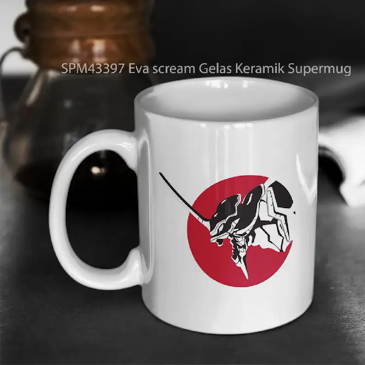SPM43397 Eva scream Gelas Keramik Supermug