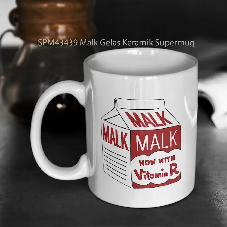 SPM43439 Malk Gelas Keramik Supermug
