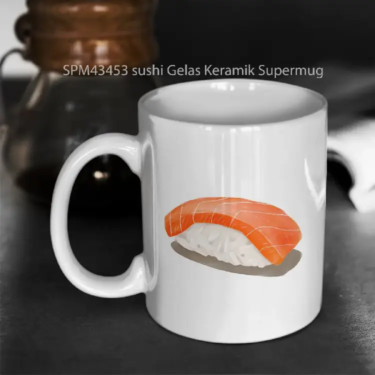 SPM43453 sushi Gelas Keramik Supermug