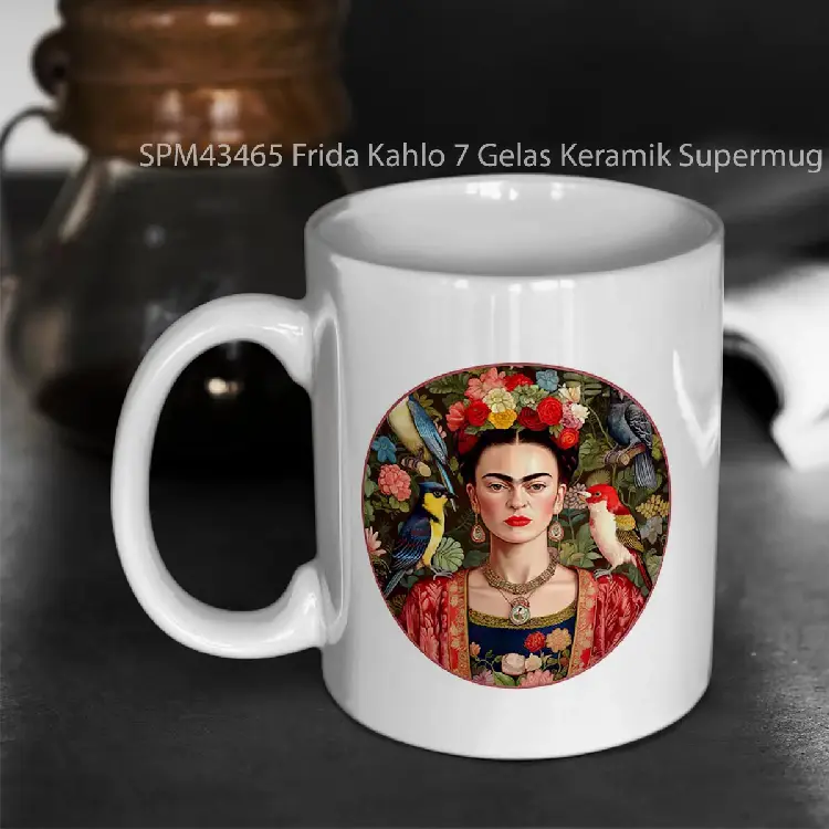 SPM43465 Frida Kahlo 7 Gelas Keramik Supermug