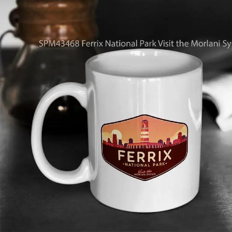 SPM43468 Ferrix National Park Visit the Morlani System Gelas Keramik Supermug