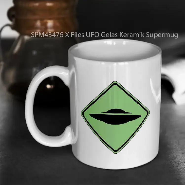 SPM43476 X Files UFO Gelas Keramik Supermug