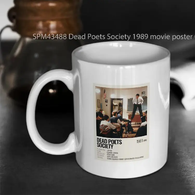 SPM43488 Dead Poets Society 1989 movie poster Gelas Keramik Supermug