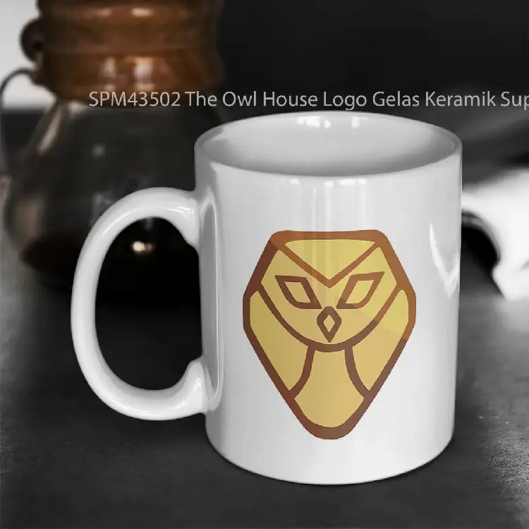 SPM43502 The Owl House Logo Gelas Keramik Supermug
