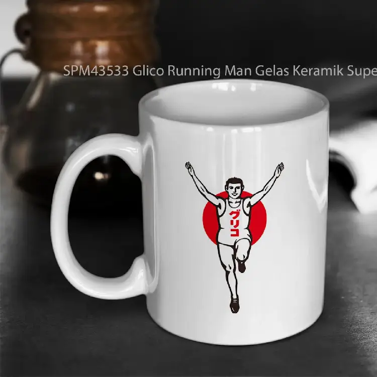 SPM43533 Glico Running Man Gelas Keramik Supermug