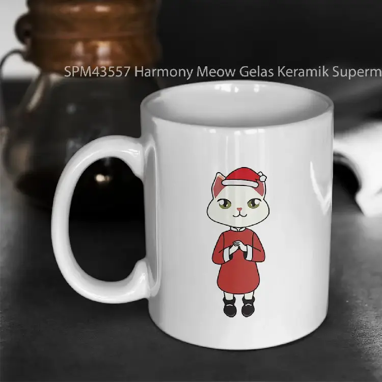 SPM43557 Harmony Meow Gelas Keramik Supermug