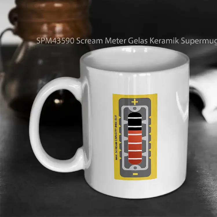 SPM43590 Scream Meter Gelas Keramik Supermug