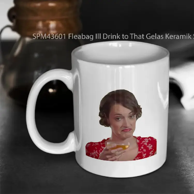 SPM43601 Fleabag Ill Drink to That Gelas Keramik Supermug