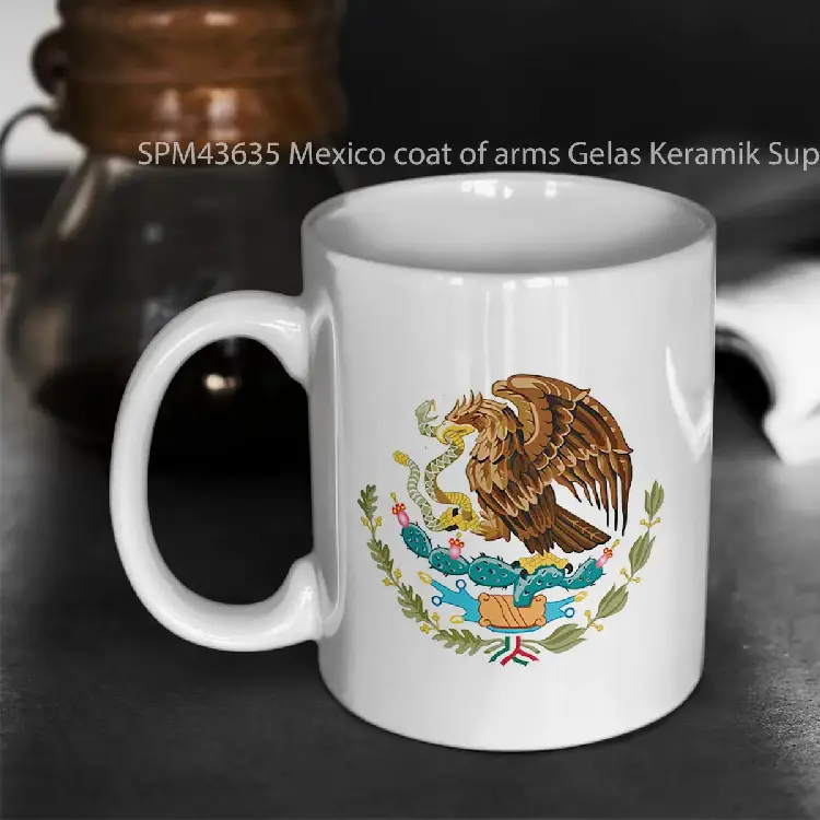 SPM43635 Mexico coat of arms Gelas Keramik Supermug