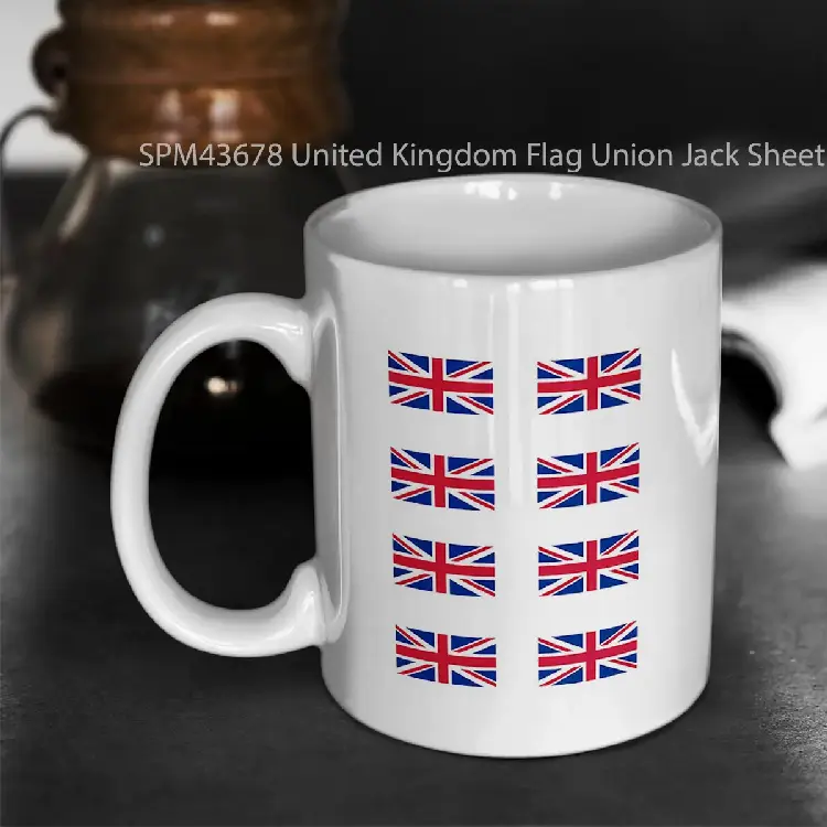 SPM43678 United Kingdom Flag Union Jack Sheet Gelas Keramik Supermug