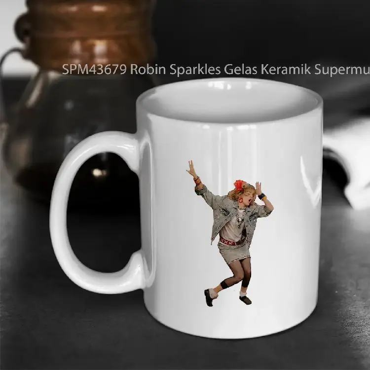 SPM43679 Robin Sparkles Gelas Keramik Supermug
