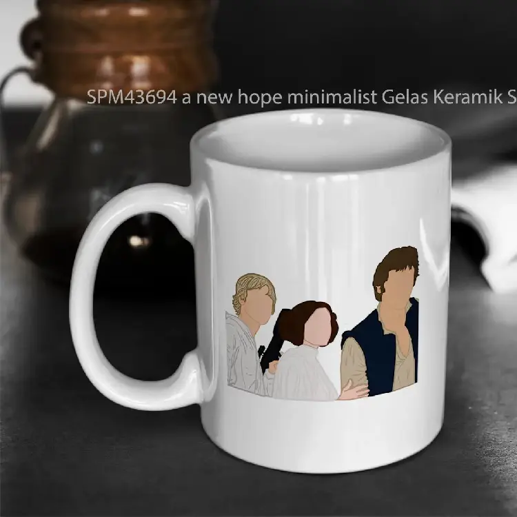 SPM43694 a new hope minimalist Gelas Keramik Supermug