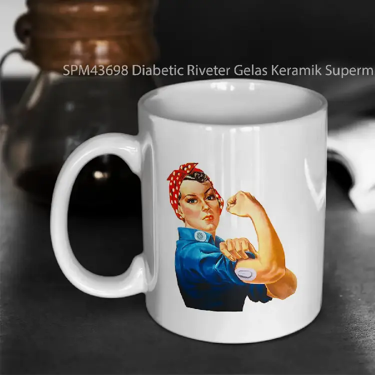 SPM43698 Diabetic Riveter Gelas Keramik Supermug