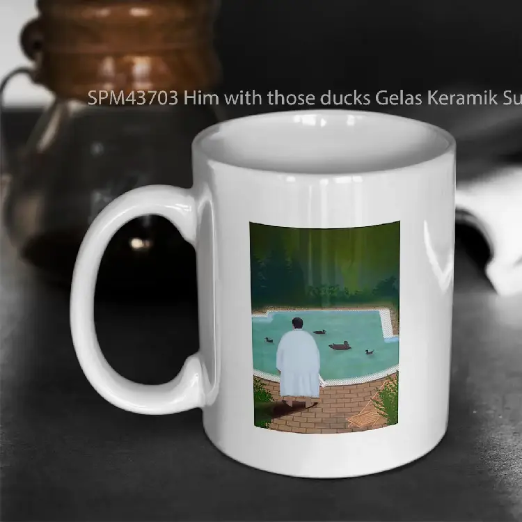 SPM43703 Him with those ducks Gelas Keramik Supermug
