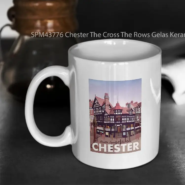 SPM43776 Chester The Cross The Rows Gelas Keramik Supermug