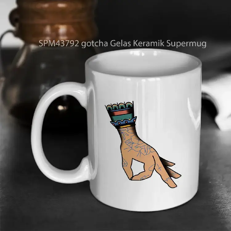 SPM43792 gotcha Gelas Keramik Supermug