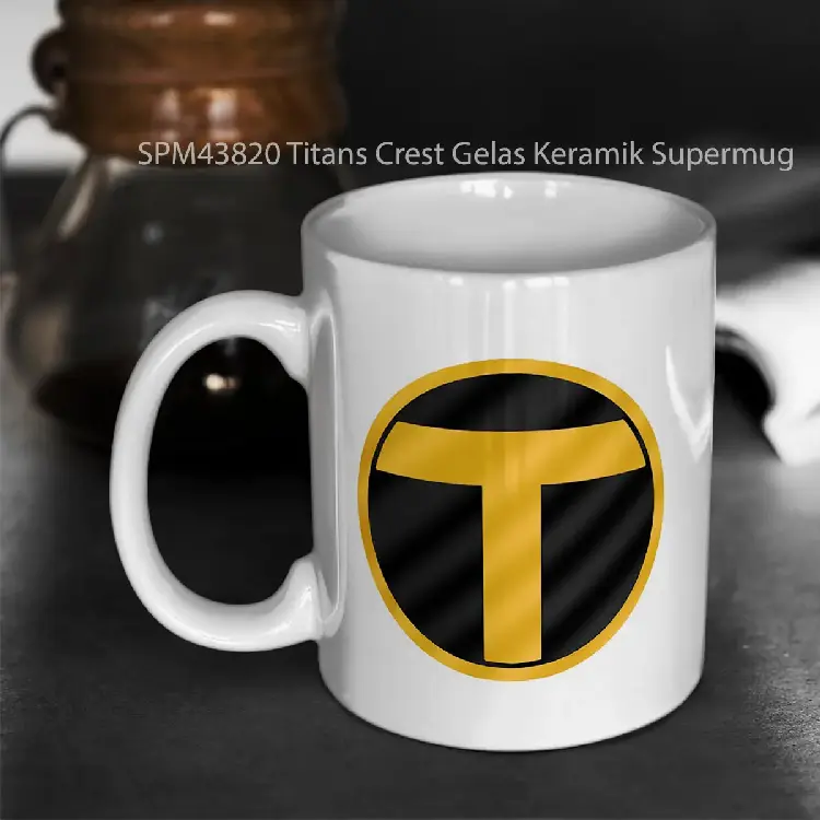 SPM43820 Titans Crest Gelas Keramik Supermug