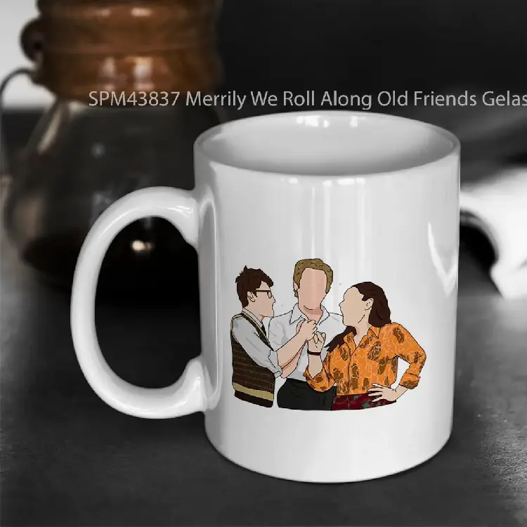 SPM43837 Merrily We Roll Along Old Friends Gelas Keramik Supermug