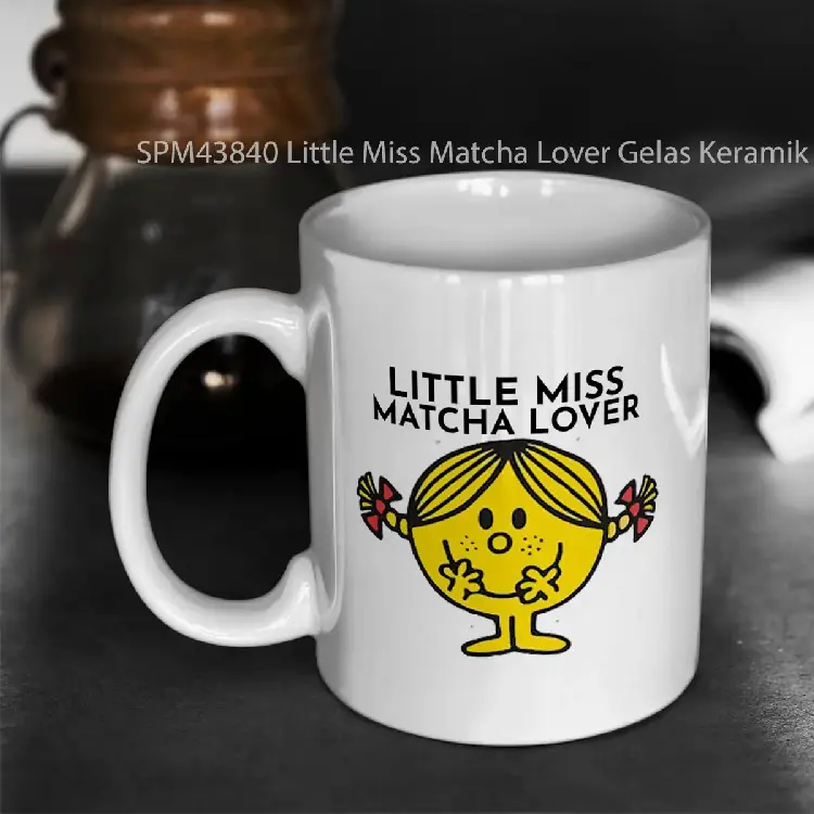SPM43840 Little Miss Matcha Lover Gelas Keramik Supermug