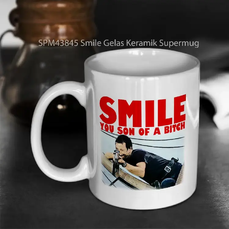 SPM43845 Smile Gelas Keramik Supermug
